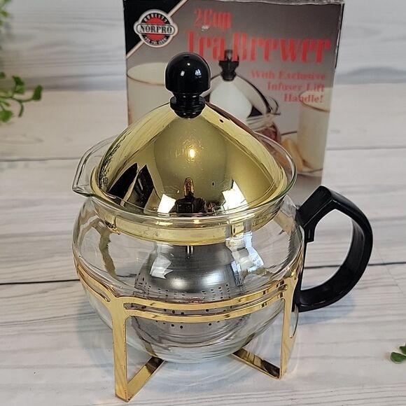 Norpro 2 cup tea brewer with infuser lift handle. Like new - Picture 7 of 7